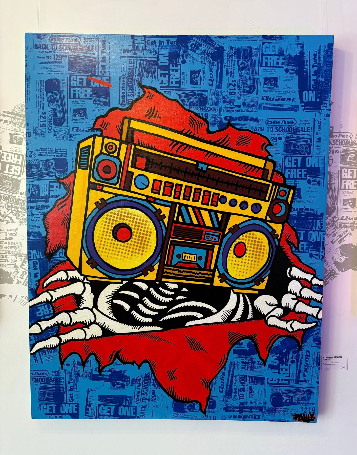 “BOOMBOX APOCALYPSE” ART PRINTS. Signed and Numbered by the Artist. Edition of 50