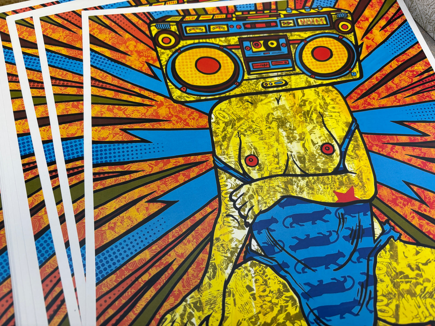 AUDIO AMBASSADOR PRINTS 12”x12” Signed and Numbered. Edition of 50