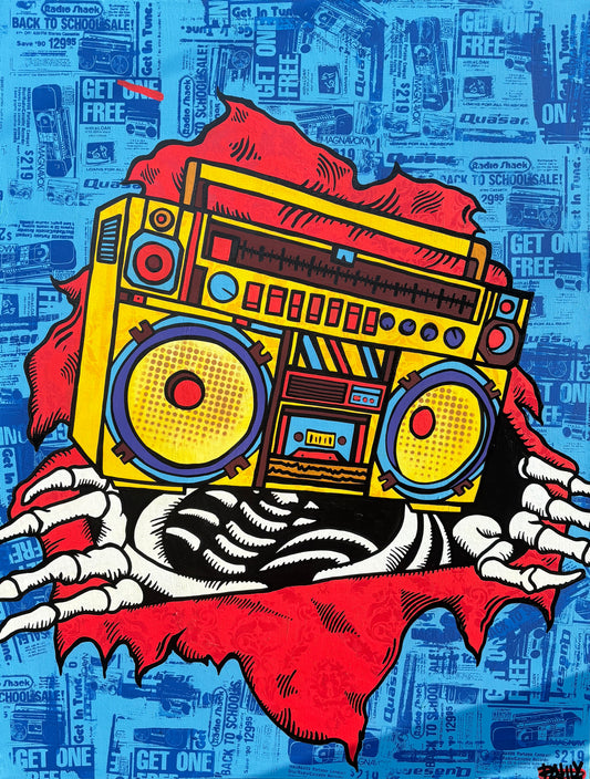 “BOOMBOX APOCALYPSE” ART PRINTS. Signed and Numbered by the Artist. Edition of 50