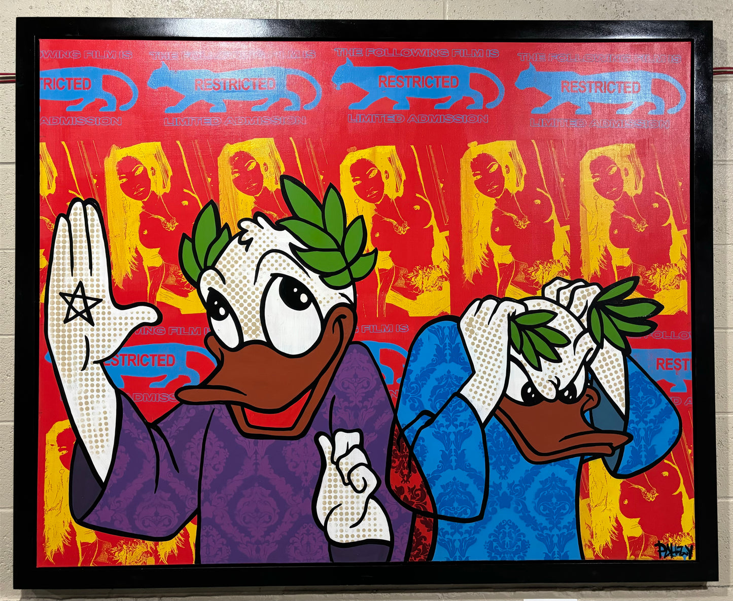 “THE PYTHAGOREAN THEOREM” ORIGINAL ART PRINT (Signed and Numbered)