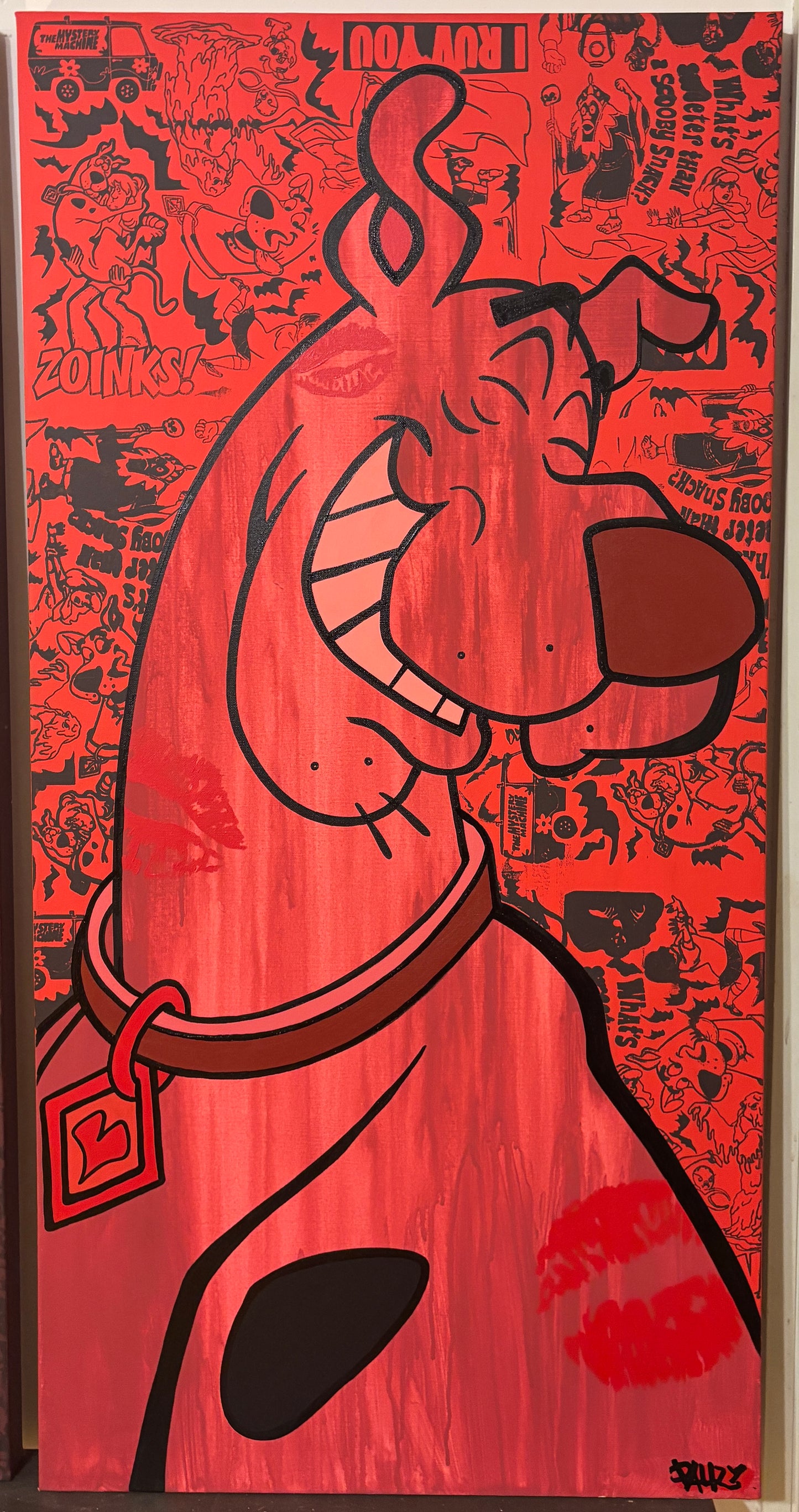 SCOOBY SNACKS PRINT  (RIGHT) ❤️ . 16.5”x11” signed and numbered edition of 50