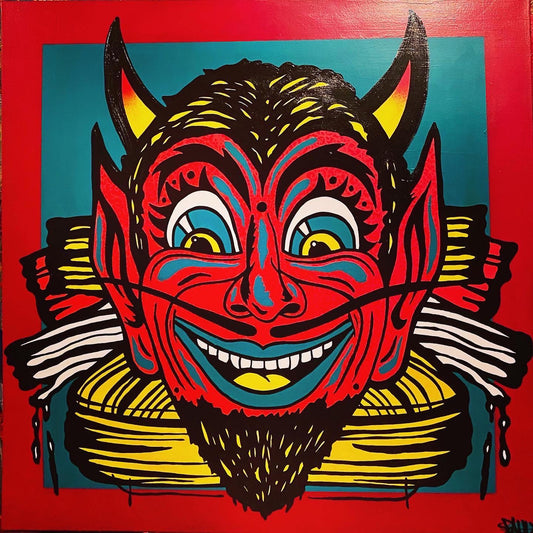 EL DIABLO PRINT 12”x12” signed and numbered. Edition of 50