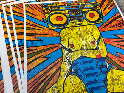 AUDIO AMBASSADOR PRINTS 12”x12” Signed and Numbered. Edition of 50