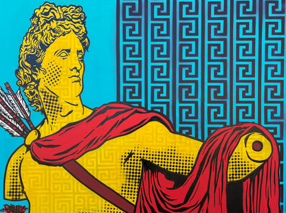 “APOLLO BELVEDERE (Pre-Restoration)” 12”x16” Original Art Print (Signed and Numbered) Edition of 25