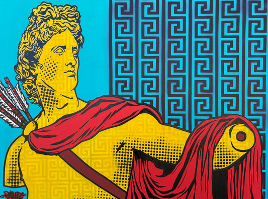 “APOLLO BELVEDERE (Pre-Restoration)” 12”x16” Original Art Print (Signed and Numbered) Edition of 25