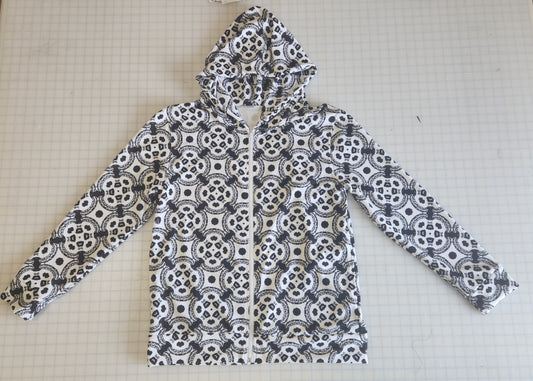 Kaleido-skull Zip up Hoody